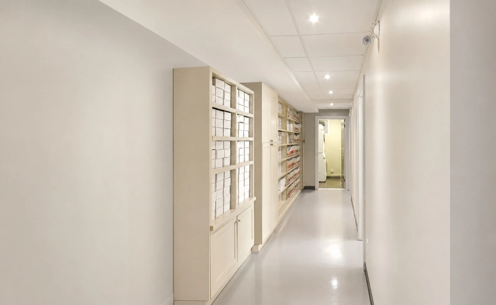 Bright hallway inside Regal Heights Dental Centre