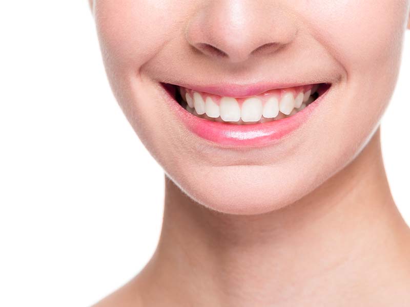Close-up of a radiant smile